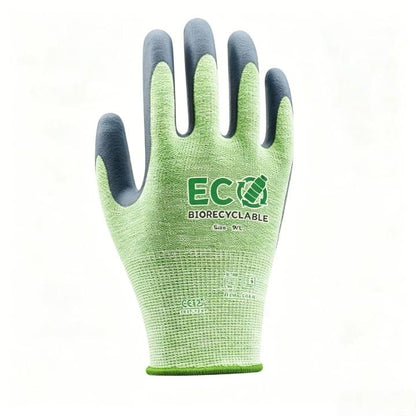 15G Recycled PET Yarn and Spandex Liner,  with Nitrile Foam Coated Gloves-3