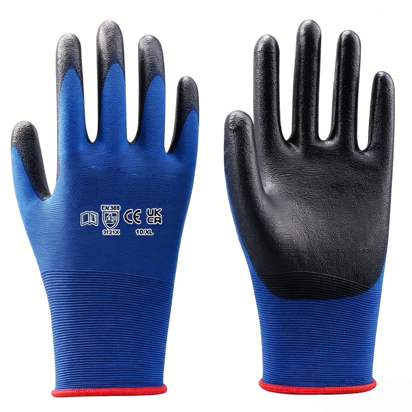 PU3101 ultra-thin 18 gauge nylon liner smooth PU safety gloves, lightweight excellent tactility, great abrasion resistance for electronics and delicate precision handling