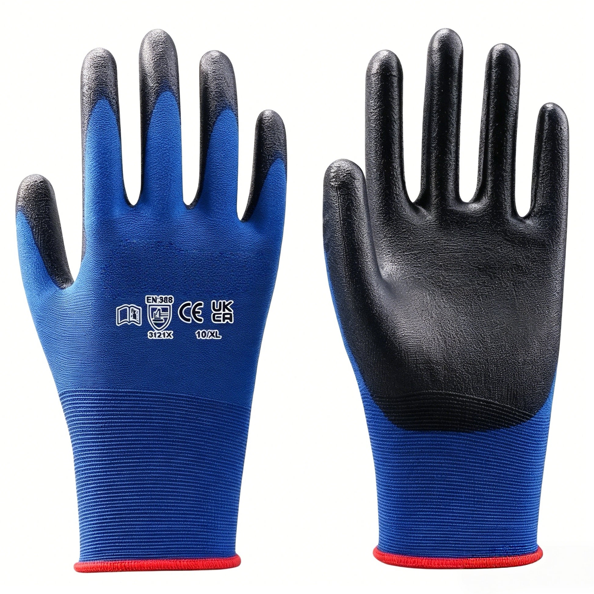 PU3101 ultra-thin 18 gauge nylon liner smooth PU safety gloves, lightweight excellent tactility, great abrasion resistance for electronics and delicate precision handling