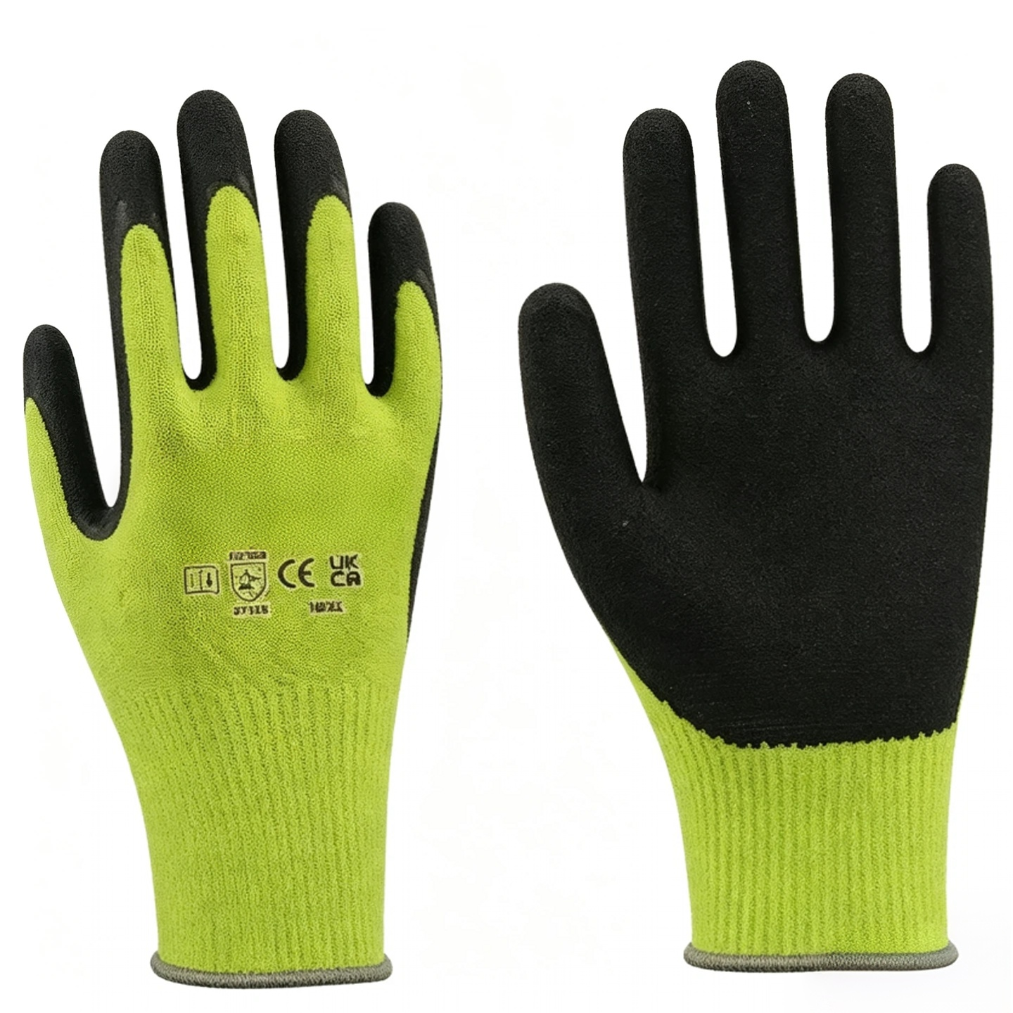L2601 13 gauge polyester foam latex safety gloves, ultra breathable soft foam coating, flexible wear-resistant gloves to reduce long work fatigue