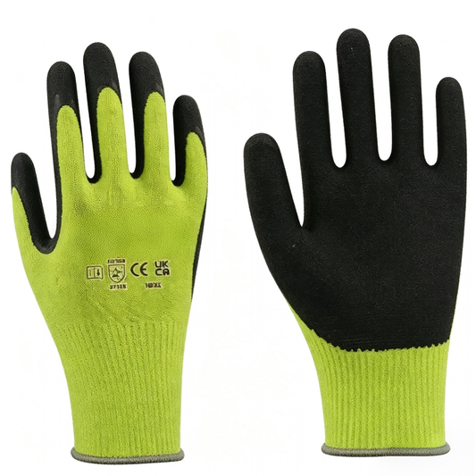 L2601 13 gauge polyester foam latex safety gloves, ultra breathable soft foam coating, flexible wear-resistant gloves to reduce long work fatigue