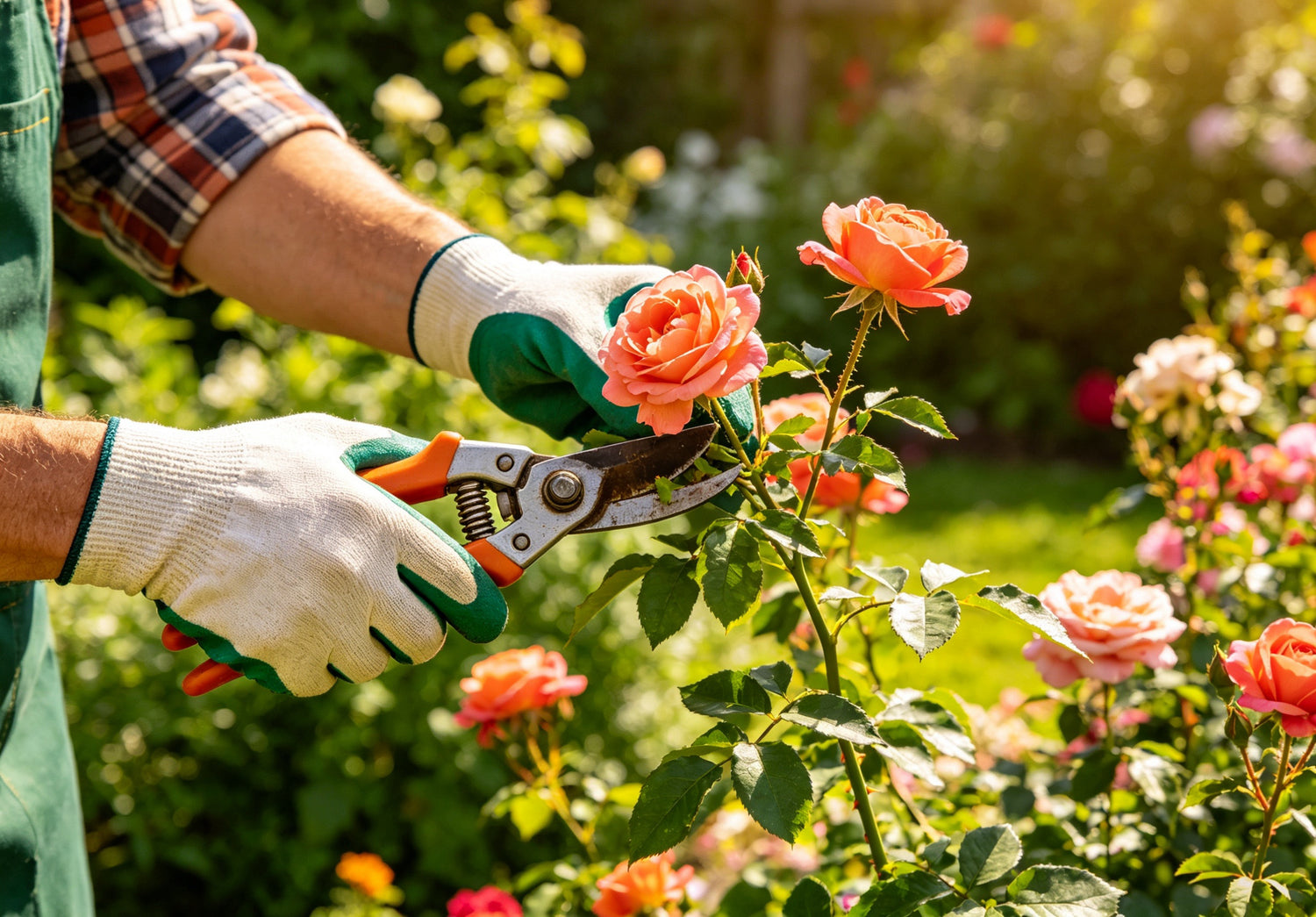 Sunveil lightweight puncture and cut-resistant gloves for gardening and sanitation