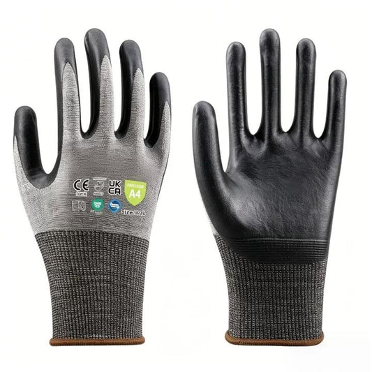 H7000 18 gauge ultra-thin lightweight cut resistant gloves, soft nitrile foam palm, ANSI cut A4, maximum dexterity for precise dry workshop operations
